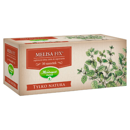 Herbapol Tylko Natura Melissa Fix, herbs for brewing, 2 gx 30 sachets