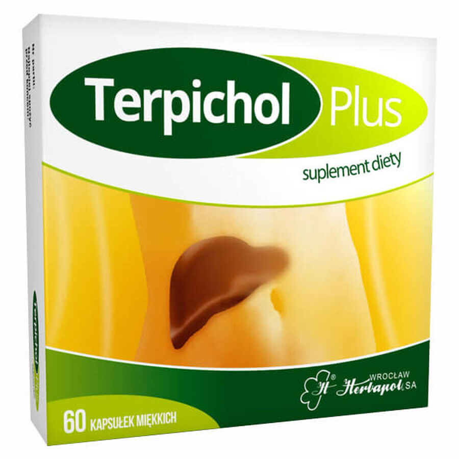 Terpichol Plus, 60 capsules molles