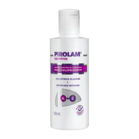 Pirolam Shampoo Rinforzante con Vitamina A ed E, 150 ml