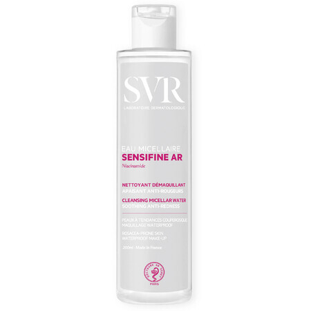 SVR Sensifine AR Eau Micellaire, Soothing micellar water, vascular skin, 200 ml