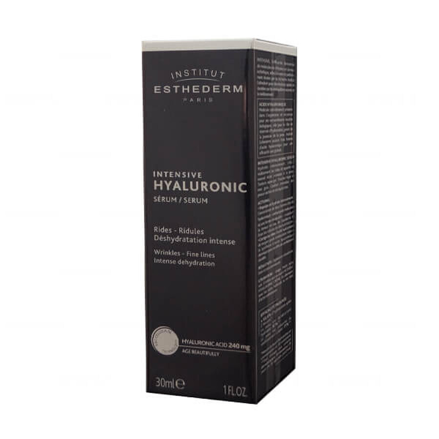 Esthederm Intensive Hyaluronic Serum, Ser de față cu hidratare intensă, 30 ml