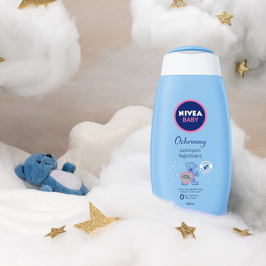 Nivea Baby, shampooing protecteur et apaisant pour bébés, dès le premier jour, 500 ml