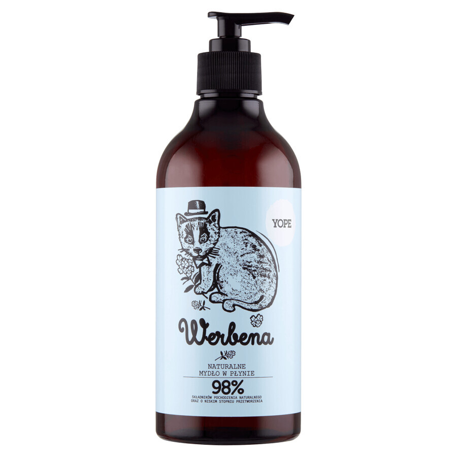 Yope Verbena, jabón líquido natural para manos, 500 ml