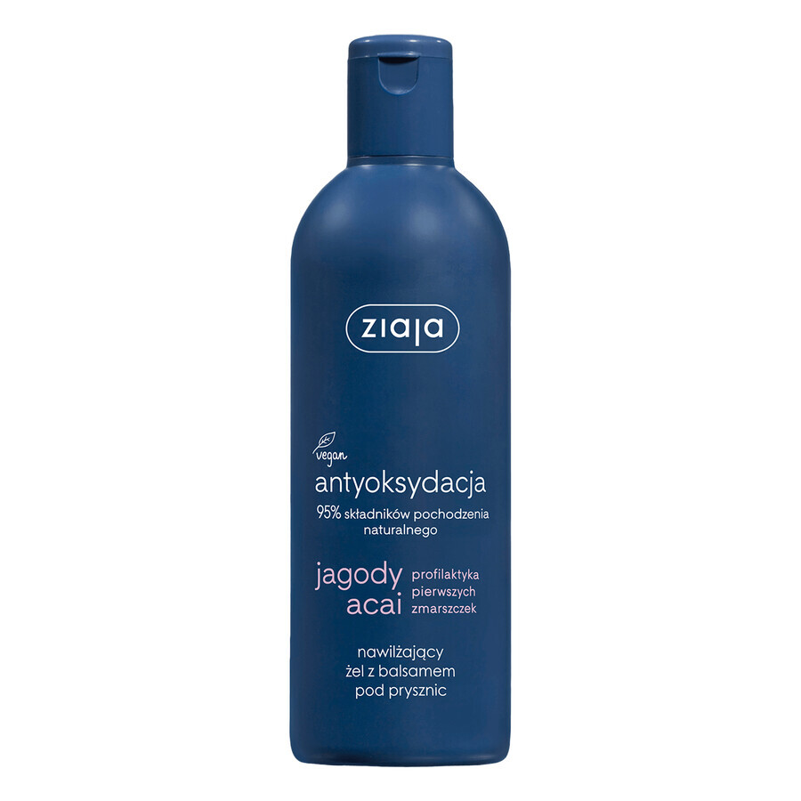 Ziaja Acai Berry, gel idratante con lozione doccia, 300 ml