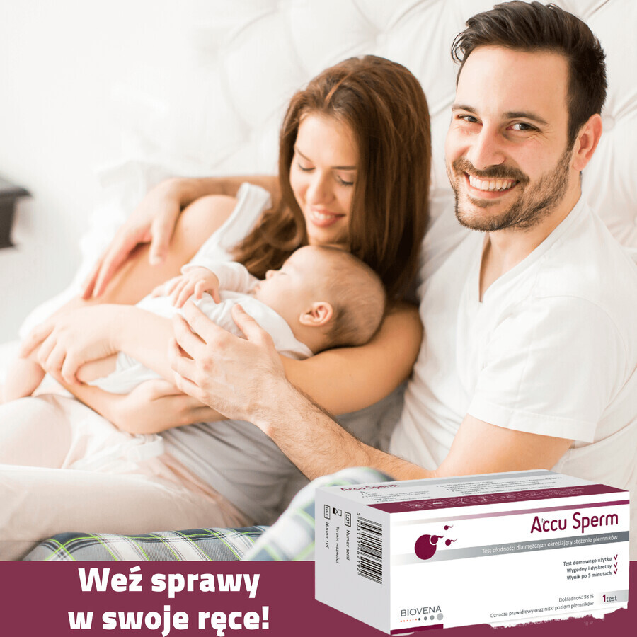 Accu Sperm Autotest de fertilité masculine, 1 pc