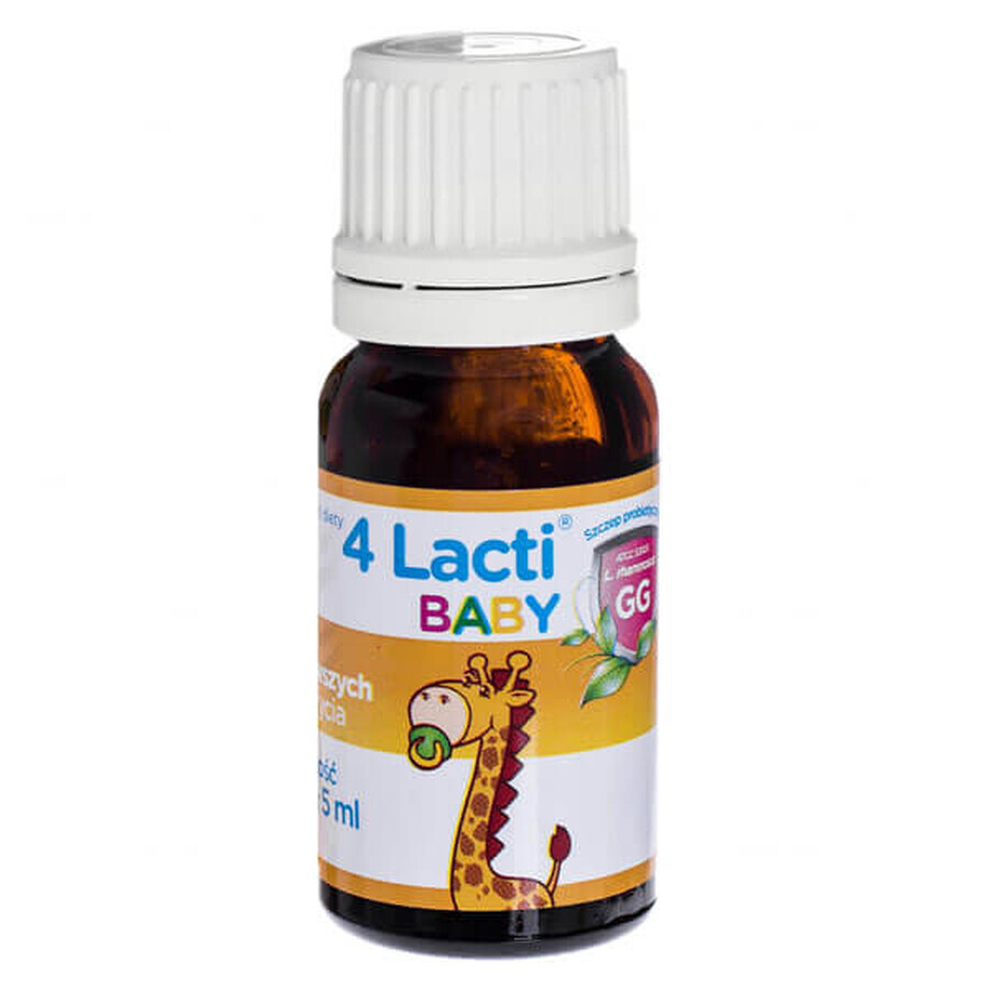 4 Lacti Baby dès les premiers jours de vie, gouttes, 5 ml