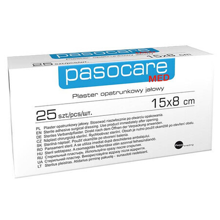 Pasocare Med, Steriler Wundverband, 15cm x 8cm, 1 Stück