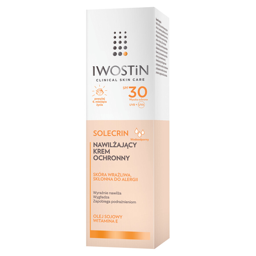 Iwostin Solecrin, Moisturizing protective cream for children over 6 months, SPF 30, 50 ml