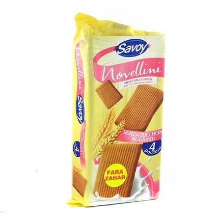 Biscuiti fara zahar Novellini, 350g, Savoy