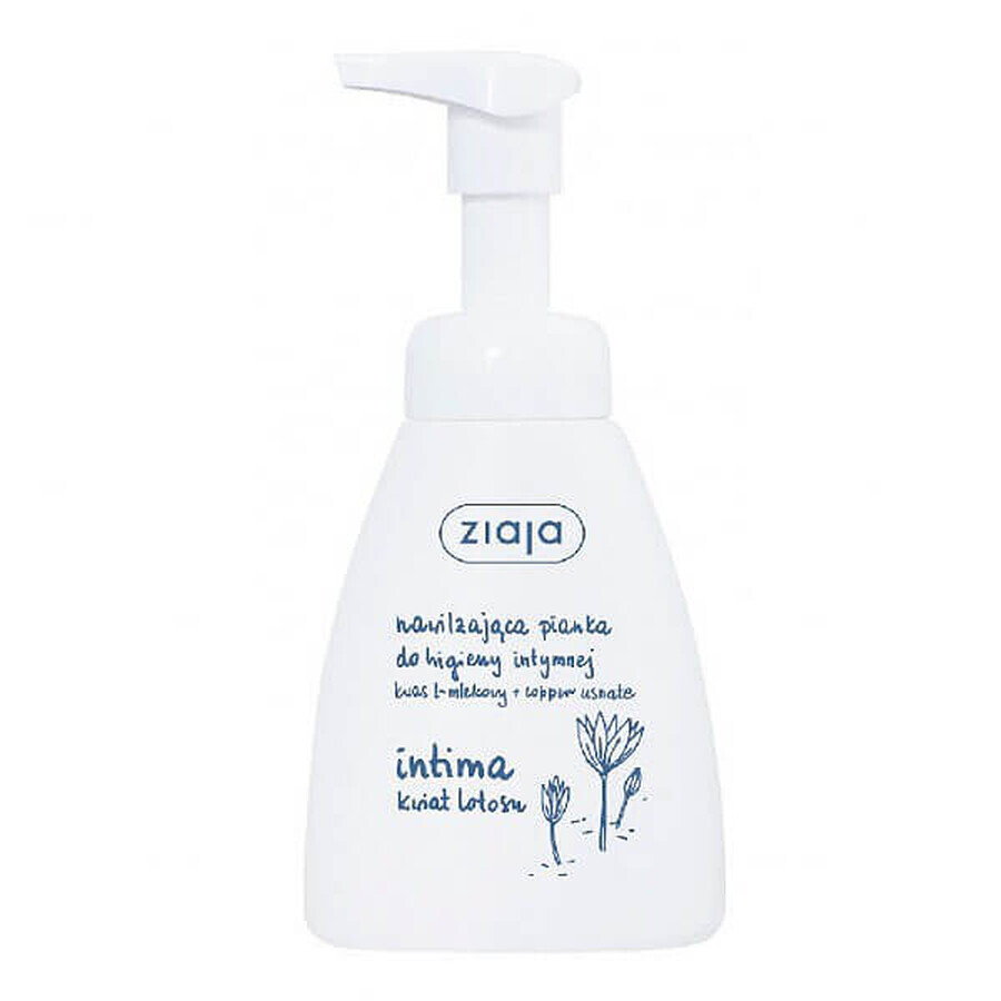 Ziaja Intima, mousse d'hygiène intime, fleur de lotus, 250 ml