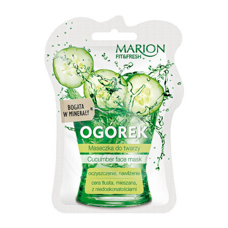 Marion Fit&Fresh, masque pour le visage, concombre, 7,5 ml