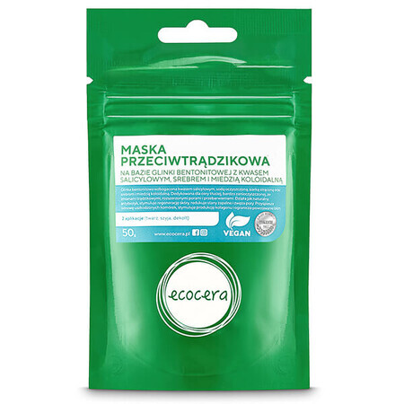 Maschera Acne Ecocera con Argento e Rame Colloidale, 50g