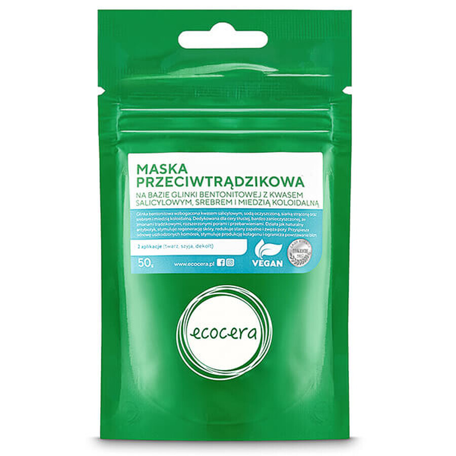 Ecocera, masque cosmétique anti-acné, 50 g