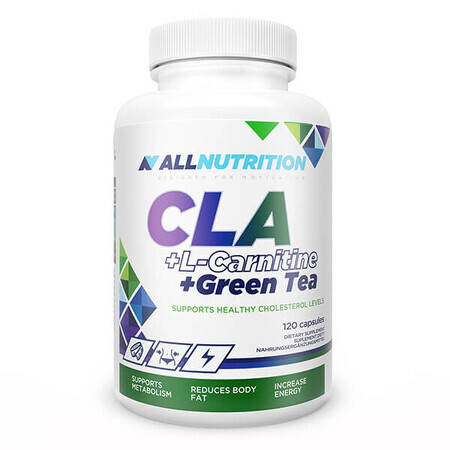 Allnutrition CLA + L-Carnitine + Thé vert, 120 gélules