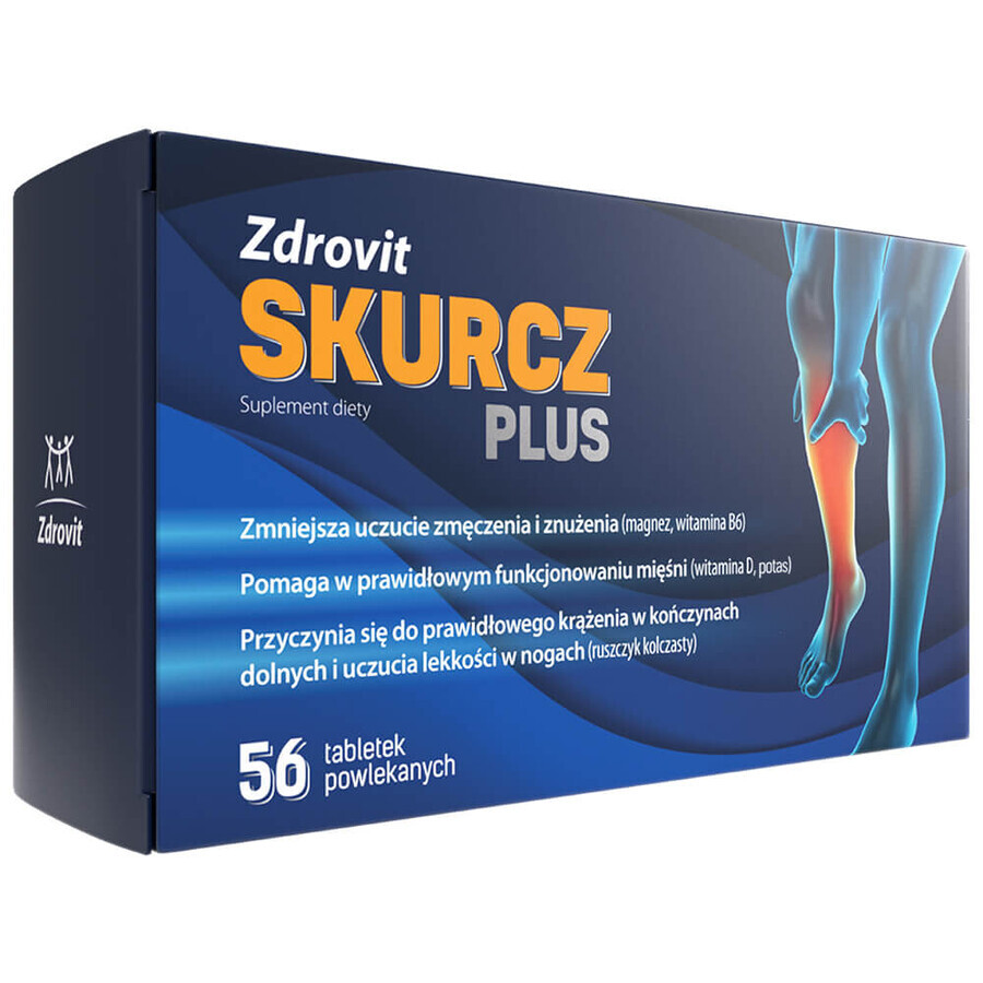 Zdrovit Skurcz Plus, 56 comprimés pelliculés