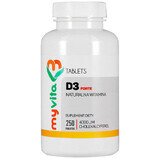 MyVita Vitamine D3 4000 UI Forte, 250 comprimés