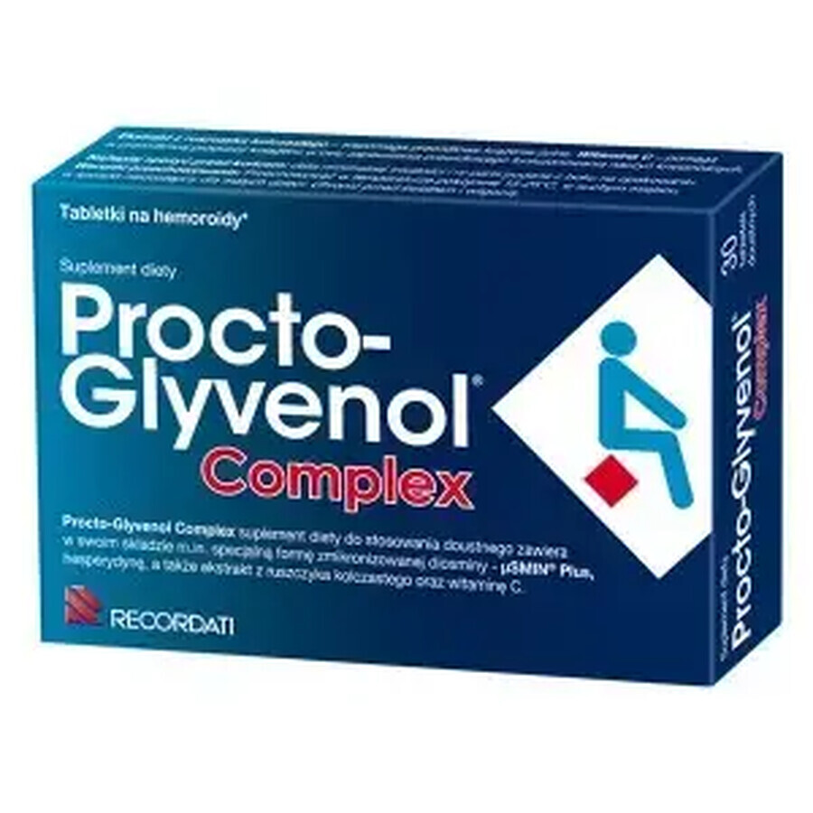 Complexe Procto-Glyvenol, 30 comprimés