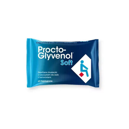 Procto-Glyvenol Morbide salviette umidificate al rhus per persone affette da emorroidi, 30 pezzi