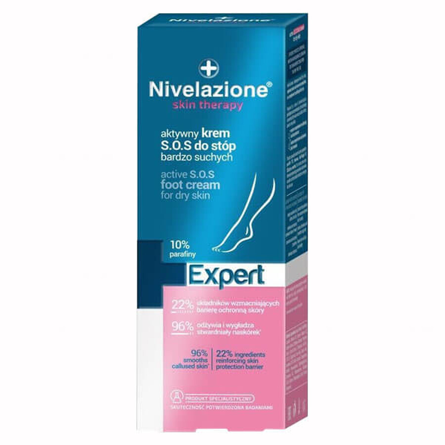 Nivelazione Skin Therapy, crème SOS pour pieds secs, 75 ml