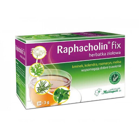 Raphacholine Fix, tisane, 3 g x 20 sachets