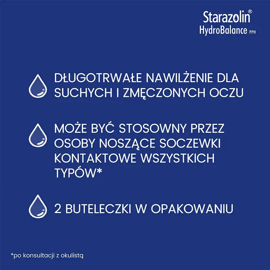 Starazolin HydroBalance PPH, collyre, 2 x 5 ml