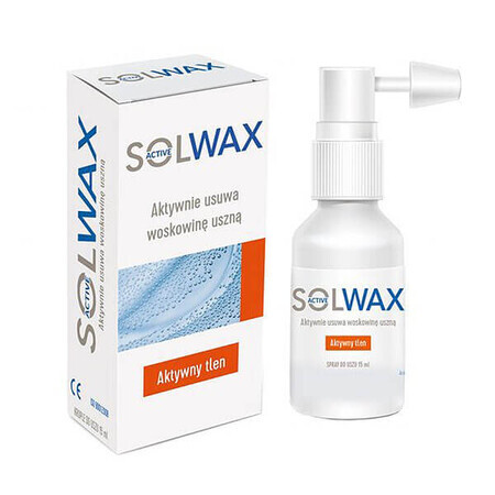 Solwax Active, spray auriculaire, 15 ml