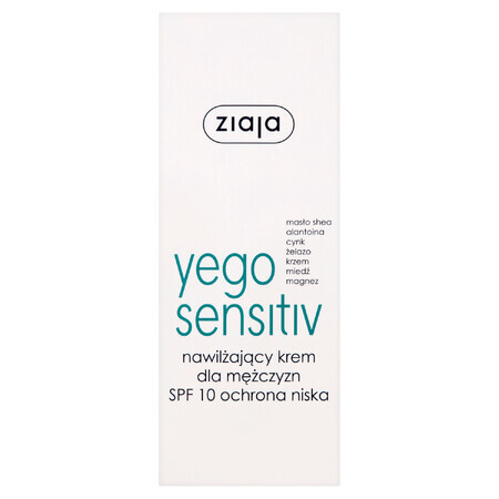 Ziaja Yego Sensitiv, Moisturizing cream, SPF 10, 50 ml