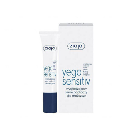 Ziaja Yego Sensitiv, Cremă de ochi netedă, 15 ml