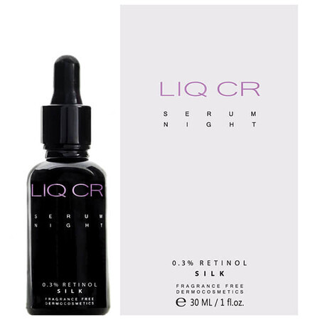 Liqpharm Liq CR Serum Night, 0,3% Retinol Silk, concentré correcteur intensif, 30 ml