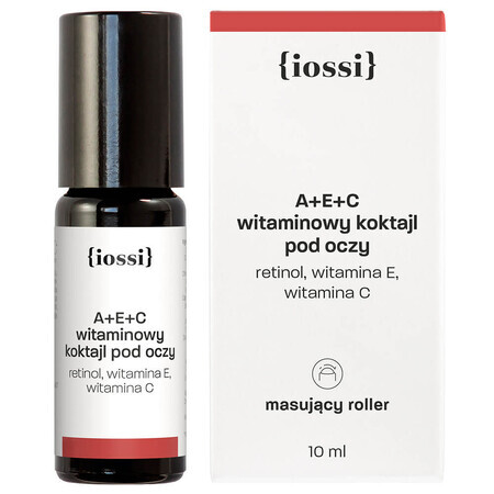 Iossi, cocktail de vitamines pour les yeux au rétinol et aux vitamines E et C pour la nuit, 10 ml