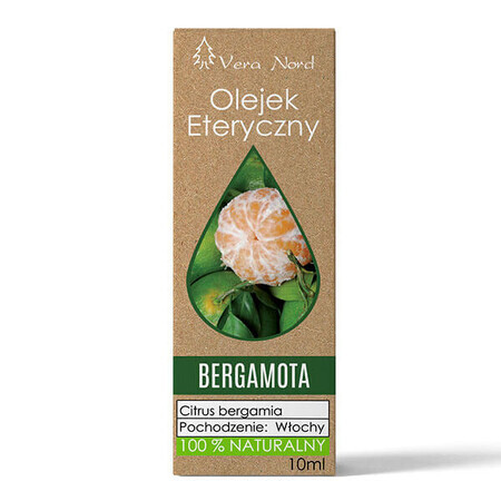 Olio Essenziale Naturale di Bergamotto Vera Nord, 10ml