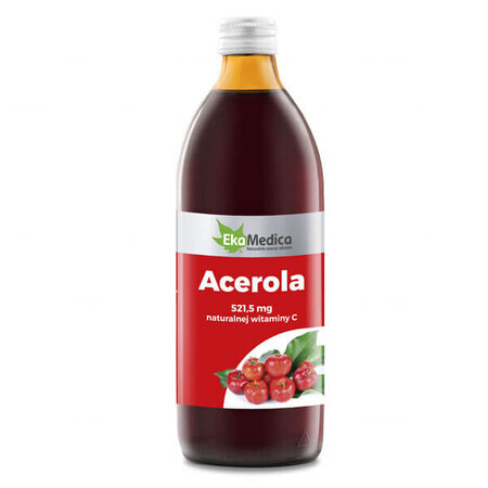 EkaMedica Acérola, jus, 500 ml