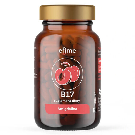 EkaMedica Efime B17 Amigdalin, 60 capsules