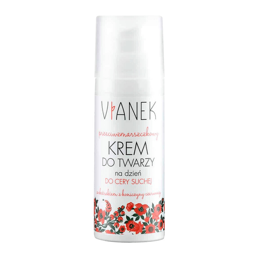 Vianek, crème de jour anti-rides, peau sèche, 50 ml