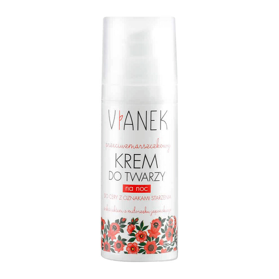 Crema Viso Notte Vianek Anti-età, 50ml