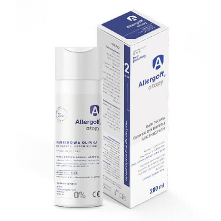 Allergoff Atopy, huile de bain thérapeutique, 200 ml