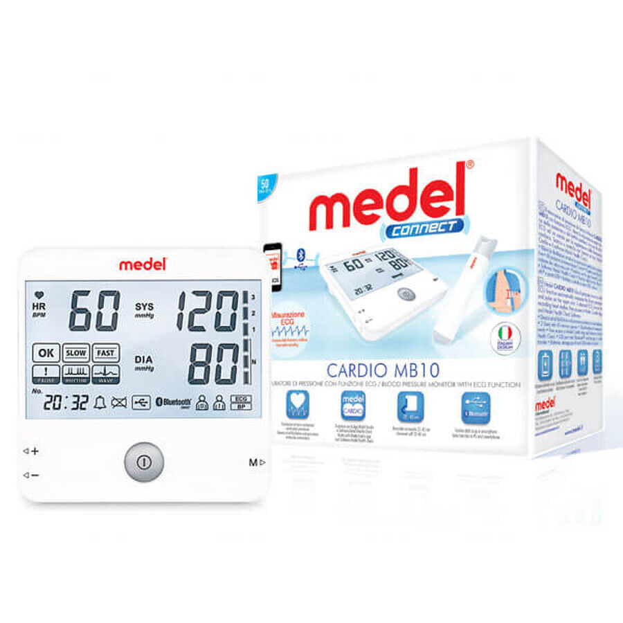 Medel Connect Cardio MB10, tensiomètre automatique pour la partie supérieure du bras