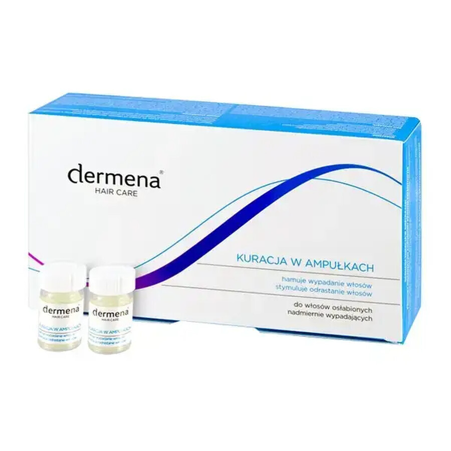 Dermena Hair Care, traitement anti-chute, 5 ml x 15 ampoules