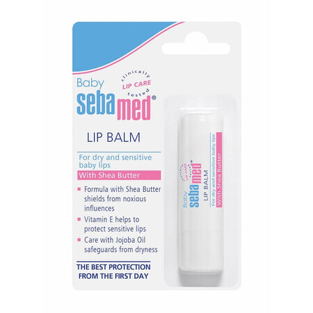 Baume à lèvres protecteur dermatologique, 4.8 g, Sebamed Baby