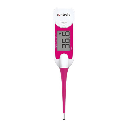 Thermomètre électronique Controly Soft XL, embout flexible Flexi, étanche