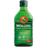 Aliment diététique norvégien de Moller, plus de 3 ans, arôme naturel, 250 ml