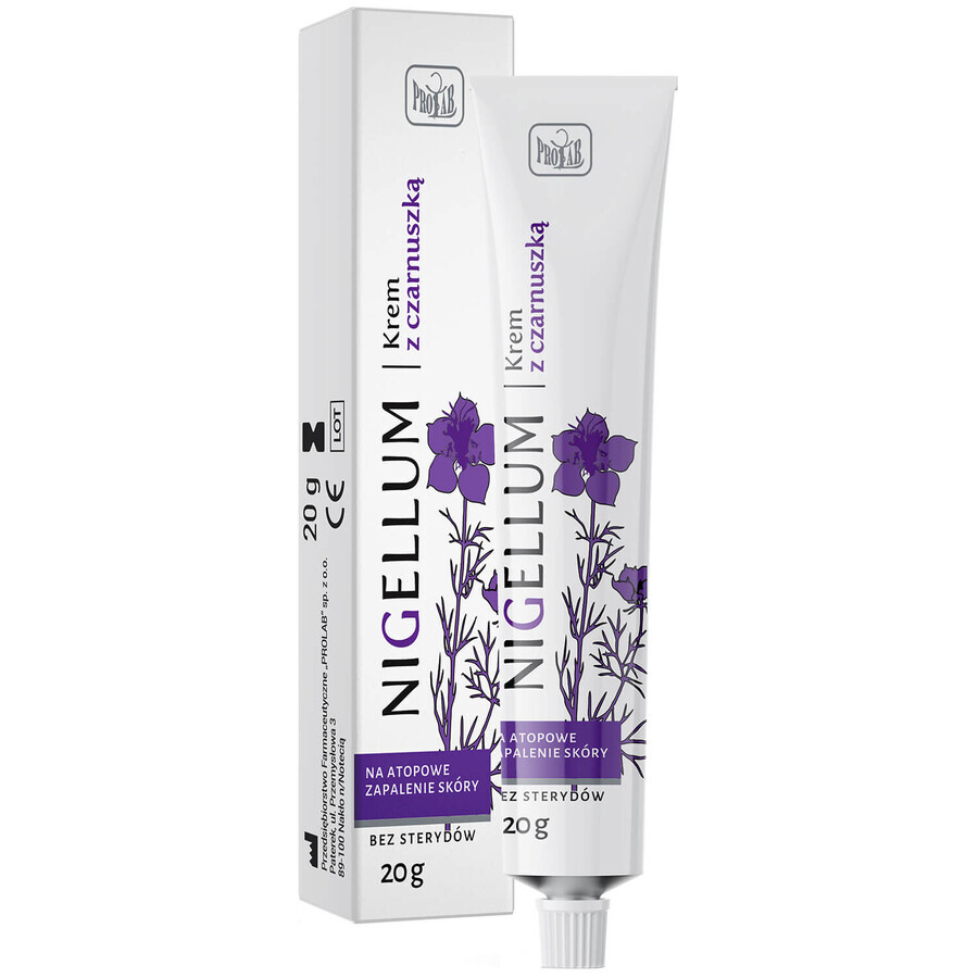 Nigellum, crème à la nigelle pour la dermatite atopique, 20 g