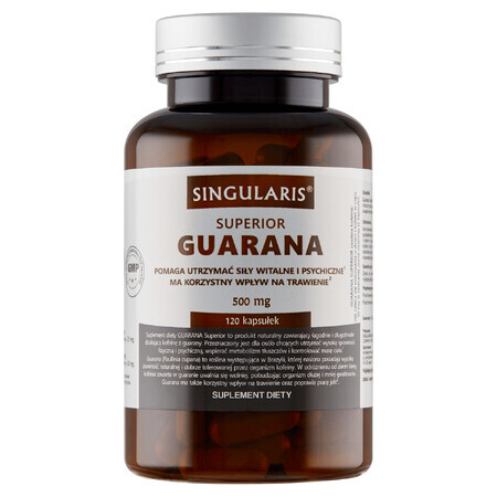 Singularis Superior, Guarana 500 mg, 120 gélules