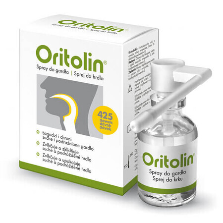 Oritolin, spray pour la gorge, 30 ml