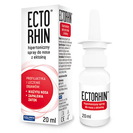 Ectorhin, spray nasal hypertonique à l'ectoïne, 20 ml