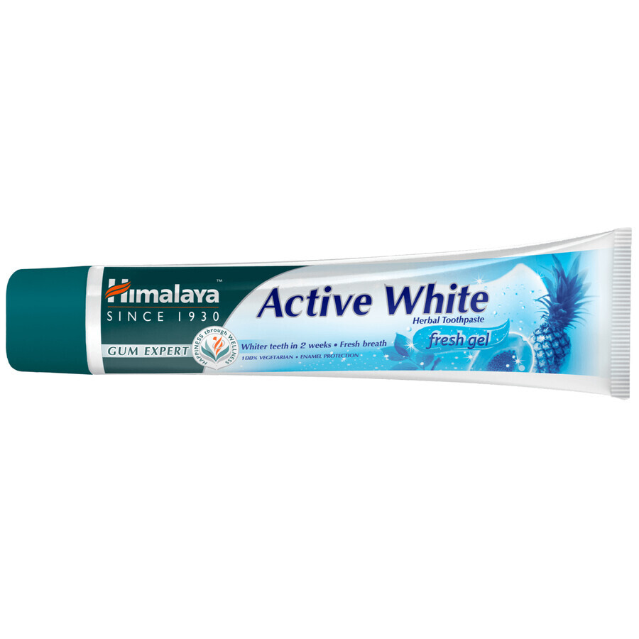 Himalaya Active White, gel dentifrice à base de plantes, blanchissant, 75 ml