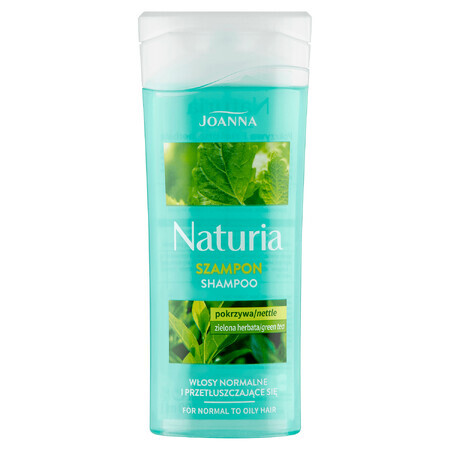 Joanna Naturia Shampoo per Capelli Grassi Ortica e Tè Verde, 100ml