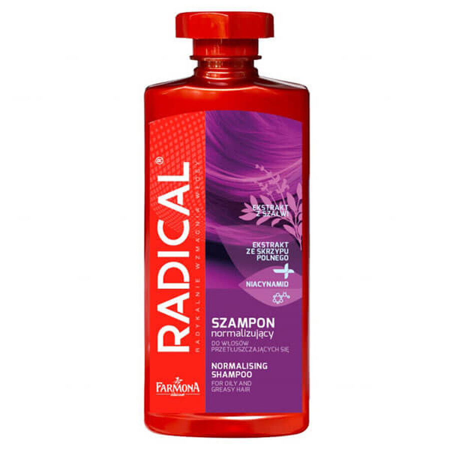 Farmona Radical, Șampon normalizant pentru păr gras, 400 ml