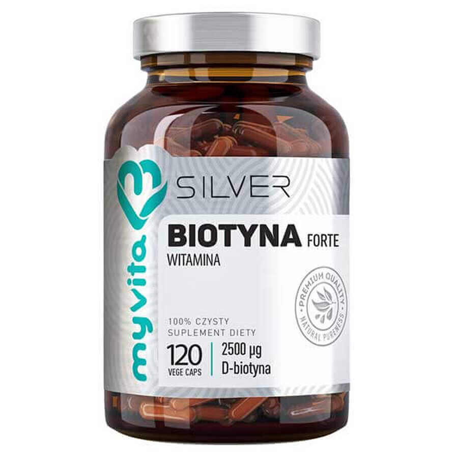 MyVita Silver, Biotine forte 2500 mcg, 120 gélules