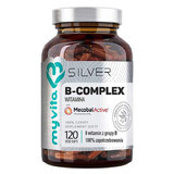 MyVita Silver, Complexe Vitamine B 100%, méthylcobalamine MecobalActive, 120 gélules